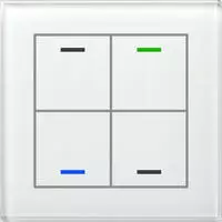 MDT BE-GTL40W.01 Glastaster II Light 4-fach (BE-GTL40W.01)