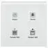 MDT KNX-RF-Glastaster 4-fach 4-fach glas weiß