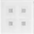MDT KNX-RF-Glastaster 4-fach 4-fach glas weiß