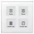 MDT KNX-RF-Glastaster 4-fach 4-fach glas weiß