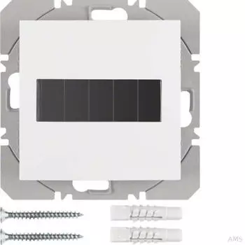 Berker KNX-RF-Wandsender flach S.1/B.3/B.7 1-fach Solar polarweiß glänzend