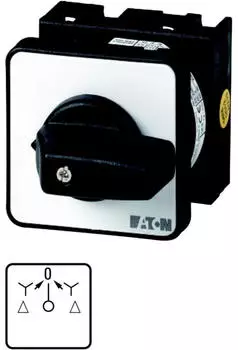 Eaton Tastschalter T0-2-8181/EZ 20A 4-Kontakt Zentraleinbau 45&deg; (011695)
