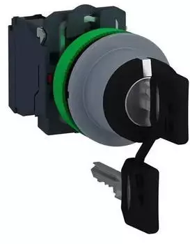 Schneider Electric Harmony XB5F Schl&uuml;sselschalter Kunststoff 30mm 3-Positionen (XB5FG33C0)