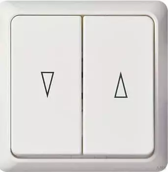 ELSO Jalousietaster UP20 10A perlwei&szlig; (242800)