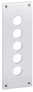 Schneider Electric XAP-E Einbauplatte Metall 5 horizontale Bohrungen 72x204mm (XAPE305)