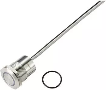 TRU Components Sensortaster 24V 0,5A 1x Aus/(Ein) tastend Gr&uuml;n (TC-9225188)