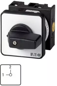 Eaton Umschalter T0 20A 4 Kontakte 90&deg; rastend Zentraleinbau (011398)