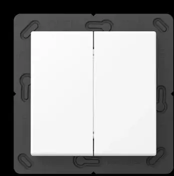 Jung BLEA595WWM Bluetooth Low Energy Funk-Wandsender 4-kanalig, Schneewei&szlig; matt (BLEA595WWM)