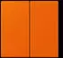 Jung LC102224 Wippe für KNX Taster 2-fach, orange (LC102224)