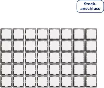 McPower Flair Wechselschalter 250V/10A UP weiß matt 40er-Pack (1535252)
