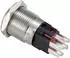 TRU Components Drucktaster 250V/AC 3A RGB IP65 Edelstahl (TC-12647396)