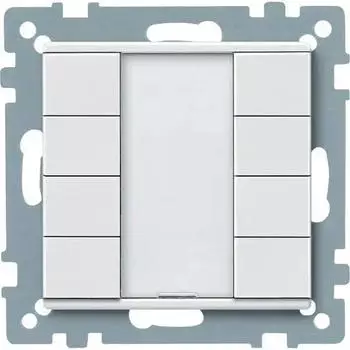 Schneider Electric Taster 4fach plus System M, polarwei&szlig; (MTN627819)