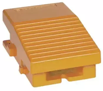 Schneider Electric Harmony XPE Fu&szlig;schalter einfach Metall orange 2&Ouml;+2S IP66 (XPER111)