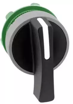 Schneider Electric Wahlschalter Frontelement Knebel lang 2-Positionen 22mm schwarz (ZB5AJ2C0)
