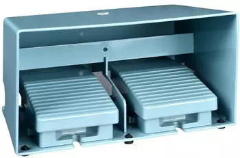 Schneider Electric Harmony XPE Fu&szlig;schalter doppelt Metall blau (XPEM6210D)