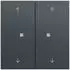 Gira Taster Wippe 2-fach Pfeile OneKNX System 70 Anthrazit (517473)
