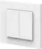 Osram SMART+ WiFi Wandschalter 4-fach, Akku, Weiß Matt