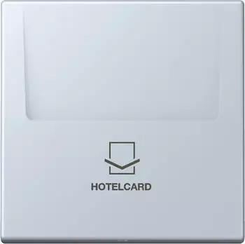 Jung Hotelcard-Schalter ohne Taster-Einsatz, Serie LS, outremer p&acirc;le (LC590CARD209)