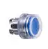 Schneider Electric Harmony XB4 Leuchtdrucktaster Frontelement Metall 22mm blau mit Schutzkappe (ZB4BW563)
