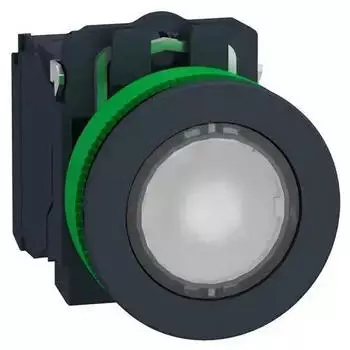 Schneider Electric XB5FWCUST01 Leuchtdrucktaster Kunststoff 30mm (XB5FWCUST01)