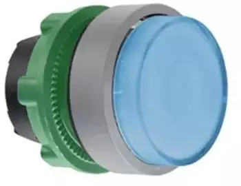 Schneider Electric Leuchtdrucktaster Frontelement 22mm blau, vorstehend, rastend (ZB5AH63C0)