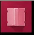 Jung Notrufsystem Rufmodul Serie LS, Thermoplast lackiert, rouge carmin (NRSLC0834RM229)