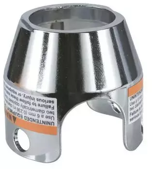 Schneider Electric ZBZ1600 Schutzkragen f&uuml;r &Oslash;40 Pilzdrucktaster &Oslash;22mm, verchromt (ZBZ1600)