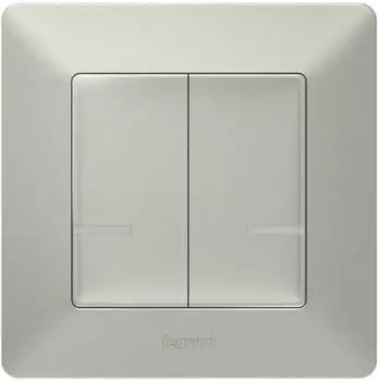 Legrand Valena Life with Netatmo ATMO Funk-Serienschalter 2x1000W Aluminium (752388)