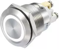 1273006 Gq19f-10e/w/12v/s Druckschalter 48 V/dc 3 A 1 X Ein/(ein) Tastend Wei&szlig;...