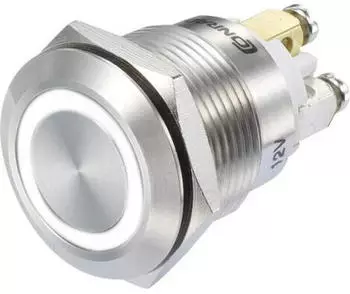 TRU Components GQ19F-10E Druckschalter 48V/DC 3A IP65 wei&szlig; (1273006)
