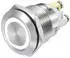 TRU Components GQ19F-10E Druckschalter 48V/DC 3A IP65 weiß (1273006)