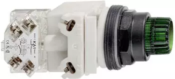 Schneider Electric Leuchtdrucktaster Gr&uuml;n &Oslash;30mm vorstehend Federr&uuml;ckstellung 24V (9001SK2L35GH13)
