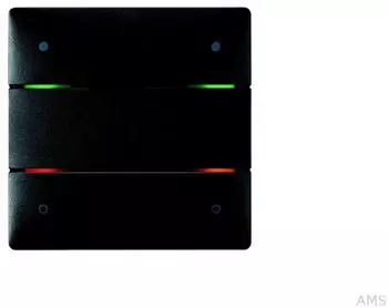 Theben LUXORliving iON4 BK Tastsensor 4-fach mit LEDs, schwarz (4801414)