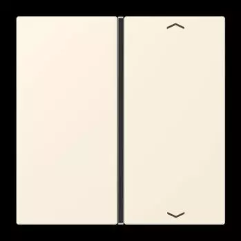 Jung Taste 1-fach mit Pfeilsymbol, Elfenbeinwei&szlig; (LC401TSAP245)
