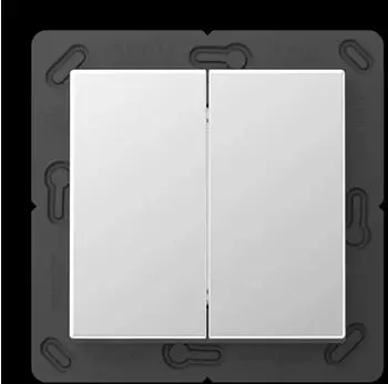 Jung EnOcean Funk-Wandsender 4-kanalig Serie A Aluminium (ENOA595AL)