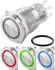 TRU Components TC-LAS1-AGQ-11ZE/42RGB Vandalismusgeschützter Druckschalter 250V/AC 3A RGB IP65 (TC-7494632)
