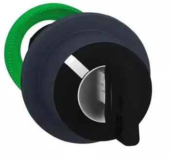 Schneider Electric Schl&uuml;sselschalter Frontelement, flacher Einbau &Oslash;30mm, 2-Stellungen (ZB5FG2D)