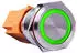 Joy-IT Button22C-01 Edelstahl-Drucktaster 250V rastend grün IP67 IK10 (Button22C-01)