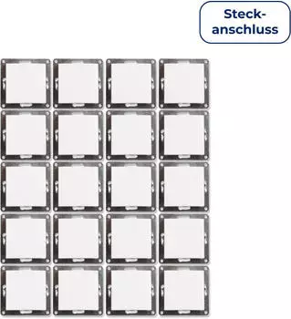 McPower Flair Wechselschalter 250V/10A UP weiß matt 20er-Pack (1535216)