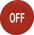 Schneider Electric Tastenschild Flush 30mm rot 