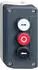 Schneider Electric Harmony XALD Aufbaugehäuse 3 Drucktaster 22mm Kunststoff Dunkelgrau (XALD334)