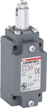 ABB LS43M13B11 Positionsschalter Metall-Geh&auml;use Rollendruckbolzen IP66 (1SBV011613R1211)