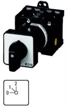 Eaton T0-3-8280/Z Stufenschalter 20A 6 Kontakte 0-2 45&deg; (043598)