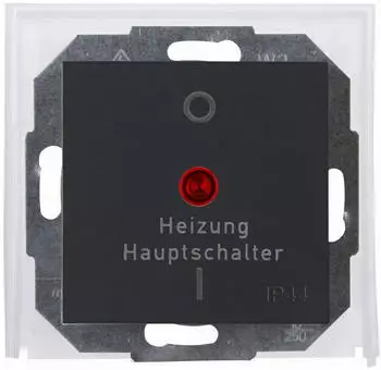 Kopp ATHENIS Heizungshauptschalter mit Aufdruck Anthrazit IP44 (699715089)