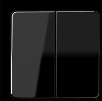 Jung CD1702SW Wippe 2fach Serie CD, Duroplast, schwarz (CD1702SW)