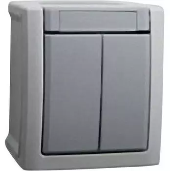 HHG Pacific Jalousieschalter Aufputz IP54 mechanisch verriegelt (90591018-DE)