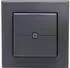 Homematic IP HmIP-WRC2-A-2 Wandtaster 2-fach, anthrazit (161869A0)