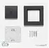 Homematic IP HmIP-WRC2-A-2 Wandtaster 2-fach, anthrazit (161869A0)