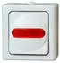 Kopp Blue Electric Kontrollschalter beleuchtet AP-FR 10AX 250V IP44 arktis (561602008)