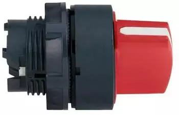 Schneider Electric Wahlschalter Frontelement 3-Stellungen rastend, Rot, D22mm (ZB5AD304)